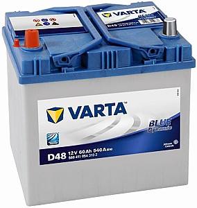 Аккумулятор Varta Blue Dynamic D48 60Ah 540A