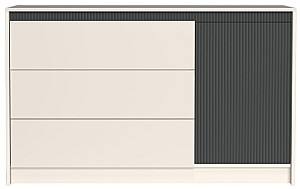 Комод Yasen Монако KOM1D3S Кашемир (Бежевый) / Элегантный Серый Софттач