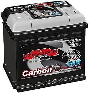 Acumulator auto Sznajder 50 Ah CARBON EFB euro
