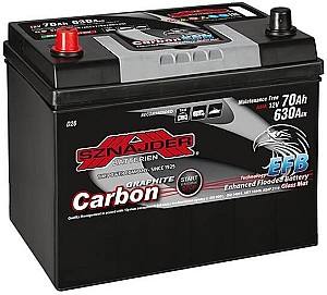 Acumulator auto Sznajder 70 Ah CARBON EFB Japan Cars (stânga)