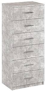 Комод KompaniT 6 Ателье Светлый (Серый)