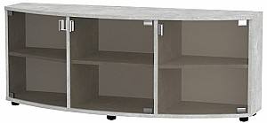 Тумба под телевизор KompaniT Плазма-2 Ателье Светлый (Серый)