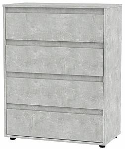 Комод KompaniT 4 Ателье Светлый (Серый)