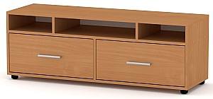 Тумба под телевизор KompaniT Плазма Бук (Коричневый)