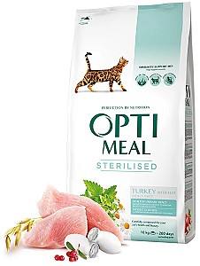 Hrana uscata pentru pisici Optimeal Adult Cat Sterilised Turkey&Oats 10kg