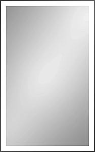 Oglindă Dubiel Vitrum LOGAN Black 75×120