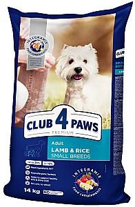 Hrana uscata pentru caini Club4Paws Adult Small Breeds Lamb&Rice 14kg