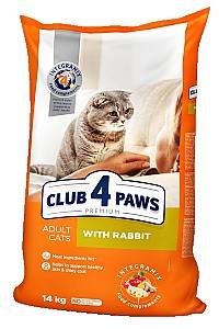 Hrana uscata pentru pisici Club4Paws Adult Cats Rabbit 14kg