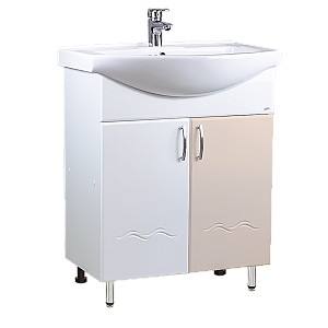 Шкаф под умывальник S-M Clasic 65 Белый-бежевый