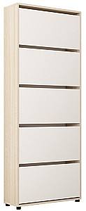 Обувница Mobildor Lux Leo 60 5D (60x27x203H см) Дуб Сонома / Белый