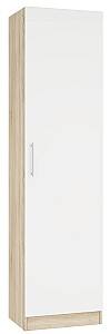 Шкаф пенал Mobildor Lux Practik (для одежды) (55x40x210H см) Дуб Сонома / Белый