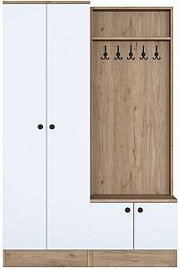 Antreu Mirage Meble P6 M11 Nuc (Maro)/Alb