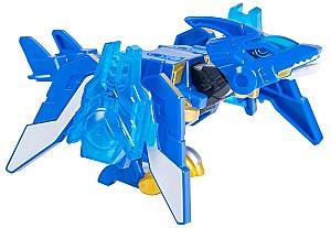 Jucarie interactiva Dinoster Dinozaur-Transformer Ptero Bo, albastru