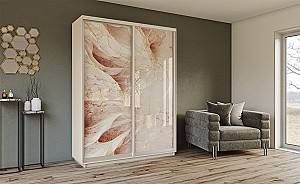 Dulap-cupe Confort-NV 110x60 cm (2 imprimare foto) Satin