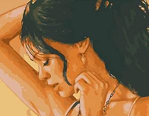 Картина по номерам PRC Девушка 03222