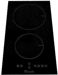 Plita incorporabila electrica Tornado GTR300NLP Black