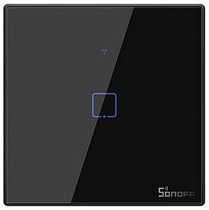 Intrerupator inteligent Sonoff TX Series 1-Gang Black