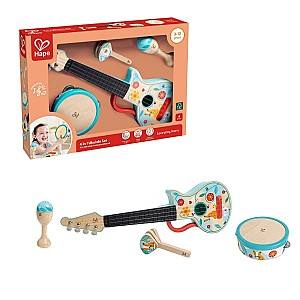 Jucarie muzicala Hape Ukulele 4 în 1 (E0638)