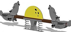 Balansor de exterior PlayPark Grey Wolves ZP-29