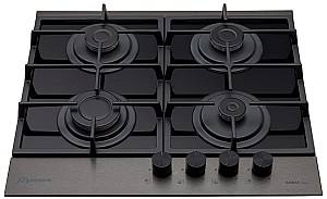 Plita pe gaz incorporabila MasterCook Eclipse Dark Inox