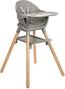 Стул трансформер для кормления Kikka Boo Woody Grey 2024