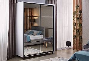 Dulap-cupe Ambianta Torino (oglindă) 2 m Alb