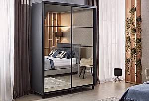 Dulap-cupe Ambianta Torino (oglindă) 2 m Grafit