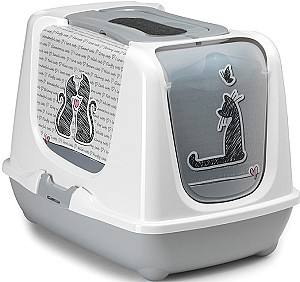 Закрытый туалет для кошек Record Con Amore 57.5x45xh43см