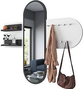 Вешалка Mirage Meble P3 Dark Grey/White