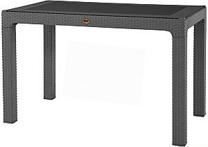 Стол садовый Heniver Rattan Table 120x70 Anthracite