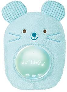 Jucarie de plus Hape Prietenul meu muzical  Huggy Momo, albastru