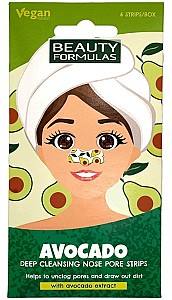 Полоски для носа Beauty Formulas Avocado