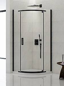 Душевая кабина New Trendy New Komfort Black Quadrant 90x90x195 Hinged K-0469