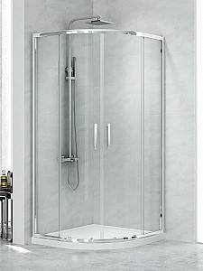 Cabina de dus New Trendy Praktic 2D Quadrant 80x80x195 Sliding K-0575
