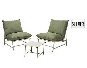 Set mobila de gradina ProGarden Alb 55317