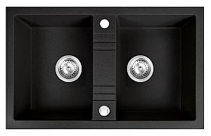 Кухонная мойка Ferro DRGM2/48/78BA Graphite (03081)