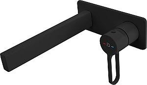 Смеситель для умывальника FDESIGN Zaffiro Black FD1-ZFR-3PA-22 (18137)