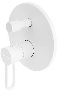 Смеситель для ванны FDESIGN Zaffiro White FD1-ZFR-7P-33 (18132)