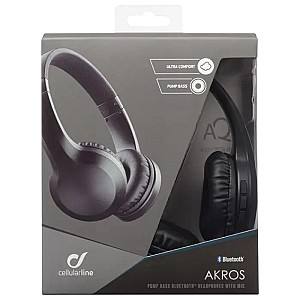 Casti CellularLine Akros Light Black