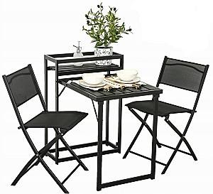 Set mobila de gradina Jumi Masă cu 2 Scaune (pliabile) OM-281820