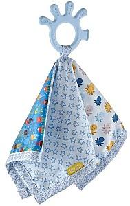 Jucarie bebelus BABYJEM Patchwork Blue