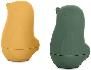 Jucărie pentru apă și baie Petite&Mars Love birds Ochre Green