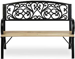 Садовая скамейка Sofotel Ivy (Black/Wood)