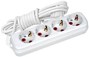 Сетевой фильтр Horoz 4 гнезда 10 м 16 A (200.410.401)