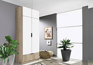 Dulap Modern Komfort 90cm (Craft Oak Gray/White)