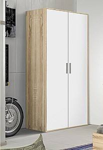 Dulap Modern Tennessee 2 sectiuni 80cm Sonoma Oak/White