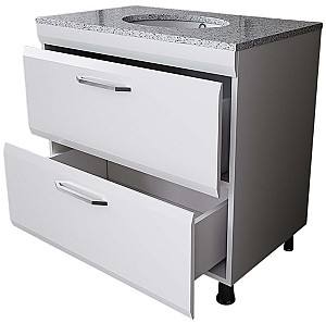 Dulap sub lavoar Supraten GR 85 Alb