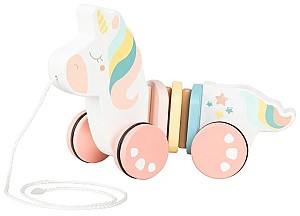 Jucarie de impins si tras Premaman Unicorn