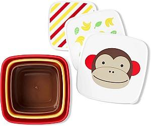 Set de recipiente alimentare Skip Hop Zoo Maimuta