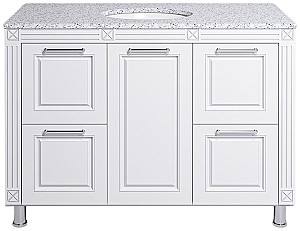 Dulap sub lavoar Supraten Napoleon 120 (GR 120) Alb/Argint